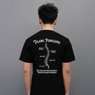 Kepstore Official - Backbone T-Shirt - Word T-Shirt - Cotton Combed 24s Unisex Men