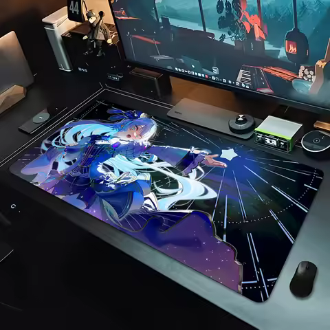Hoshimati Suisei Mouse Pad Gamer Computer Accessories Keyboard Table Mat Mousepad Company Gaming Lap