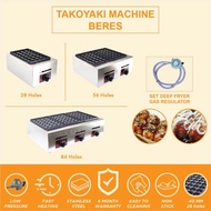 Gas Takoyaki Cooker Dapur Gas Takoyaki Pan Maker Fishball Kaya Ball Octopus Ball Machine Dapur gas takoyaki bebola