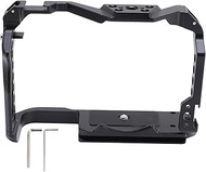 Camera Cage for R8 Camera Frame Rig, Aluminum Alloy with Cold Shoe Strap Slot, 1/4 and 3/8 Inch Scre