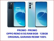 OPPO RENO 6 5G RAM 8GB - 128GB - NFC - GARANSI RESMI BY OPPO - Ungu