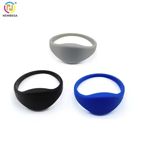 125KHZ/13.56MHZ RFIDWaterproof Wrist Band TK4100 T5577 FM1108 New Design Smart Silicon Bracelet