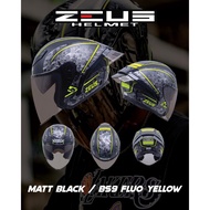 ZEUS HELMET LH-631 MATT BLACK/BS7 GREY/MATT BLACK/BS8 BLUE/MATT BLACK/BS9 FLUO YELLOW