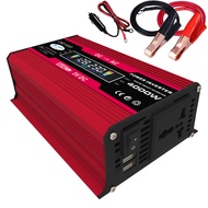 JUXING  Bộ chuyển đổi nguồn năng lượng mặt trời 4000w DC 12V sang AC 220v 2 cổng USB 2.4A màn hình L