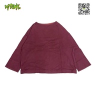 Kaos Tshirt Atasan Outer Uniqlo Uniklo Basic Polos Oblong Lengan Panjang