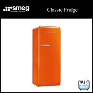 Smeg FAB28ROR5 Single Door Refrigerator with ice compartment - Orange