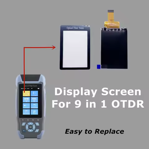 Original NOVKER NK3200 NK3200F NK3200S NK3200D Ftth Fiber Optic Display Screen LCD Panel Replacement