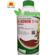 Premium organic foliar fertilizer Hi-Boron 7-14 bottles of 500ml Organic Boron