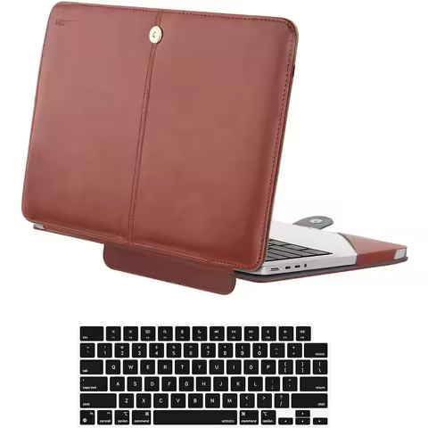 PU Leather Laptop Case for MacBook Pro 14 16 inch Case M4 M3 M2 M1 A3401 A3403 A2991 A2918 A2485 A24
