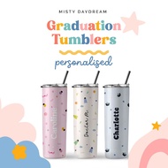 Customised Graduation Gift Tumbler Personalized Full Printed Tumbler Graduation Day Gift Tumblers