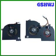 Replacement New Laptop CPU+GPU Cooling Fan for MSI GS65 GS65VR WS65 P65 MS-16Q1 MS-16Q2 MS-16Q3 MS-16Q4 MS-16Q5 Series