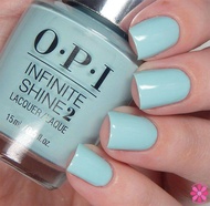 OPI Infinite Shine - Eternally Turquoise (ISL33) ยาทาเล็บสีฟ้าพาสเทลน่ารักสดใสมากกก