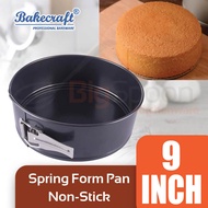 BAKECRAFT 9 INCH Spring Form Pan Non-Stick Round Cake Mould