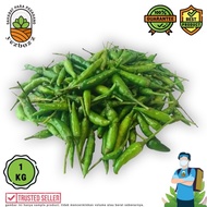 nk1 Cabe Rawit Ijo / Hijau per 1000 gram (1Kg)