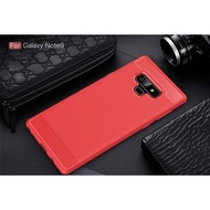 (Red) Samsung Galaxy Note 9 Matte Armour Case Casing CoverMobile Accessories