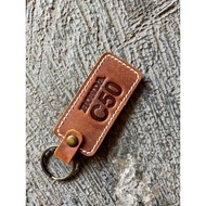 GANTUNGAN Honda c50 genuine cowhide motorcycle key chain accessories