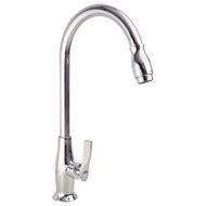 (Có Video) Vòi rửa chén lạnh Đồng mạ Chrome Eurolife EL-RC06 (Trắng bạc)