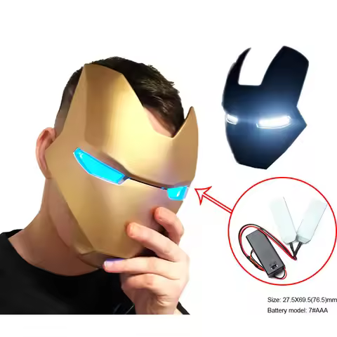 DIY Led Eyes Light Kits for Halloween Helmet Mask Glow Eyes Cosplay Prop Lights Accessories Cannot B