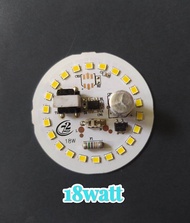 PCB LED AC TRAVO 18watt merk 72 DOB modul/mesin LED AC