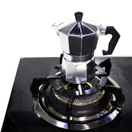 【Expert Recommended】 Moka Pot Stove Stand Steel Coffee Pot Holder Gas Range Support Ring Burner Grate Gas Hob Rack Kitchen Accessories