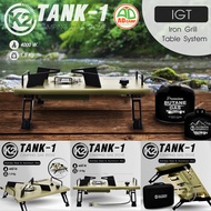 เตาแก๊ส K2 TANK-1 IGT CAMPING GAS STOVE เตาแก๊สแคมปิ้ง แข็งแรง ทนทาน ใช้งานง่าย ไฟแรง 4000W.