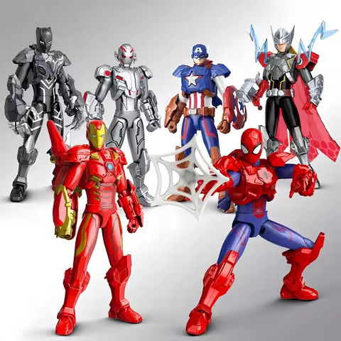 16cm Marvel Legends lega Deadpool Spider Man Building Blocks Iron Man Cartoon Character building blo