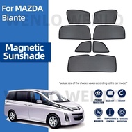 For Mazda BIANTE Car Sunshade Glass Shield Windshield Cover Vehicle Interior Visor Magnetic Mesh Shade Sunshade Mosquito Net JXLZ