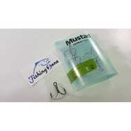 Mustad Treble HOOK TG76NP-BN Size 2 - Qty 6 pcs (1X STRONG)