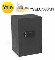 耶魯 - 76cm高 指紋+密碼+鎖匙保險箱 YSELC680B1 高保安中型夾萬 保管箱
