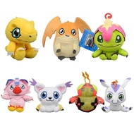 Plush Toy Digimon Patamon Agumon Palmon Biyomon Gomamon Anatomon Pendant Keychain Plush Dolls Pres