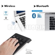 2.4G Wireless USB Numeric Keypad Mini Numpad 18 Keys Digital Keyboard