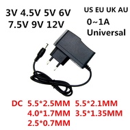 AC 110-240V DC 3V 4.5V 5V 6V 7.5V 9V 12V for 0.5A 1A LED light strip Universal adapter 12 V Volt Converter Power Supply Charger-Shief