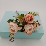 5 head Rose artificial fake flower
