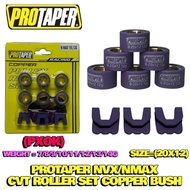 SCOOTER NVX155 NMAX155 NVX NMAX PROTAPER   CVT ROLLER SET [ 7G-14G 20X12 6PCS CVT COPPER BUSH ROLLER