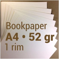 Bookpaper 52 Gsm A4 210 X 297 Mm Imperial Book Paper 52 A4