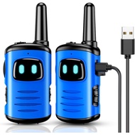 Rechargeable Kids Walkies Talkies Toys: 2 Pack Kids Walkie Talkies Christmas Birthday for 3 4 5 6 7 