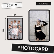 (310gr Rounded) KPOP Custom Photocard Cheap BTS EXO BLACKPINK CARD