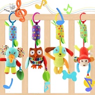 💕Baby Toys Infant Stroller Bed Cot Crib Hanging Doll Teether Animal Rattles Toys