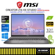 MSI Creator Z16 HX Studio B13VFTO-042SG - Intel Core i7-13700HX - GeForce RTX4060 8GB - 32GB RAM - 1TB SSD (3Yrs Onsite)