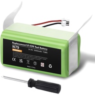 Upgraded 5000mAh 14.4v Li-ion Battery for Ecovacs Deebot N79 N79S N79W deebot 500 DN622 DN622.11 Rep