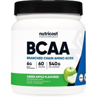 Nutricost BCAA Powder 2:1:1 (Green apple flavor, 60 servings) IDB4 Q5YG