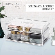 [HOMMBAY LIVING] Makeup Organizer Cosmetic Storage Box Jewellery Jewelry Necklace Earring Skincare Organiser Christmas Gift Christmas Gift - LORENA D7