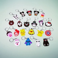 Cute Cartoon Keychain Gift Bag Phone Couple Keyring Rantai Kunci Borong Key Chain Free Freegift Ring Beg Comel Murah