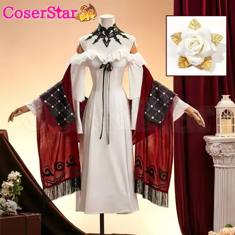 CoserStar-SR GenshinImpact Rosalyne La Signora Nightwear Cosplay Costume Outfit Carnival Anime Game 
