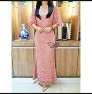 Dress duyung brokat panjang Kebaya pesta Longdress brokat kekinian Kebaya natal