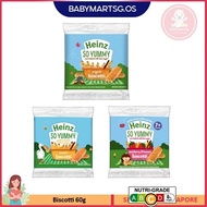 Heinz So Yummy Original | Strawberry &amp; Banana Biscotti | Banana (60g) babymart.sg