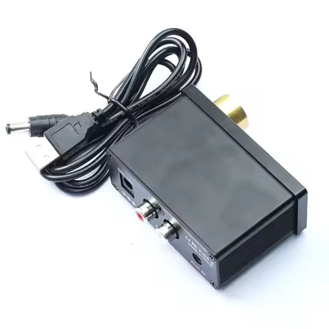 XZ-U101 DC 5-12V Linear Stereo Headphone Amplifier RCA Audio Amp for 3.5mm, 6.35mm Headphones, Home 
