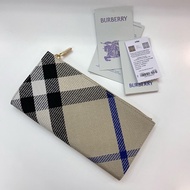 Burberry Bi fold long wallet ( Beige )