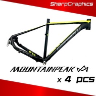 ◕◄♕Cole Commencal Mountainpeak Bike Frame Brand Sticker Decal