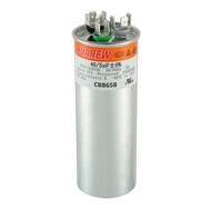 40/5 uF 40+5 MFD ±6% 370V/440V CBB65B AC Capacitor Dual Run Round Capacitor Replacement 40 5 uF MFD 
